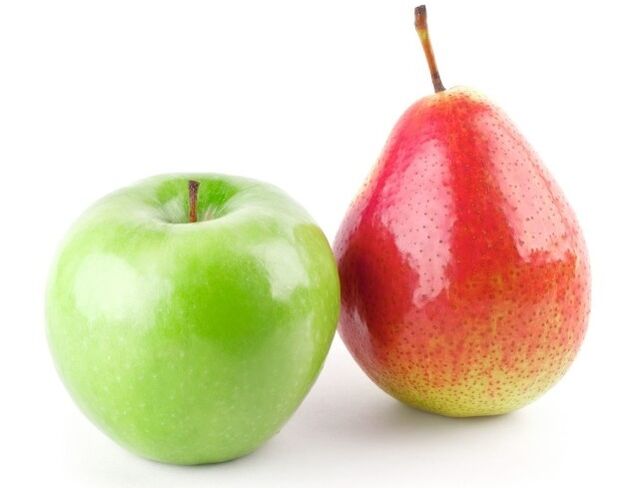 apel dan pir untuk diet dukan