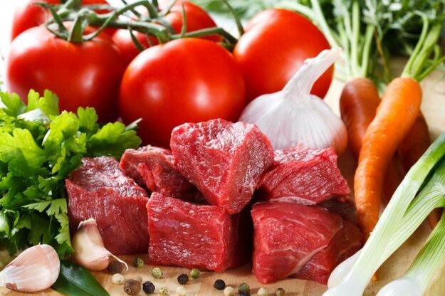 daging dan sayuran untuk diet dukan