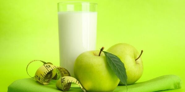 kefir dan apel untuk menurunkan berat badan