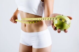 Apel dalam diet penurunan berat badan cepat