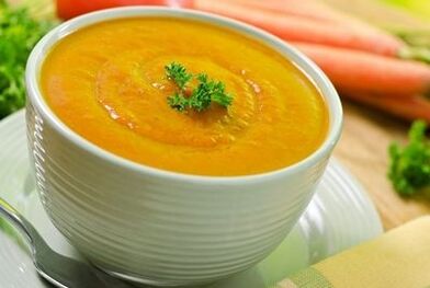 sup haluskan sayuran untuk gastritis